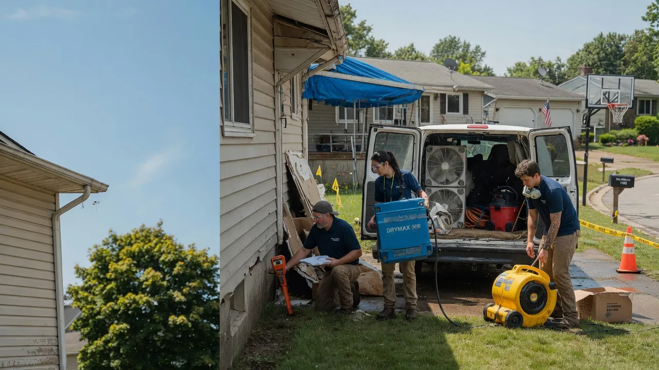 Ceiling Leak Cleanup in Central Lake, MI near me