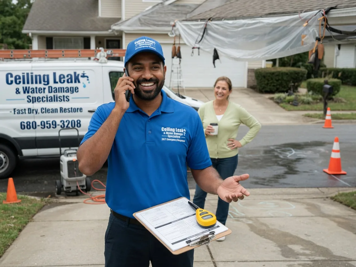 Ceiling Leak Cleanup Central Lake, MI FAQs